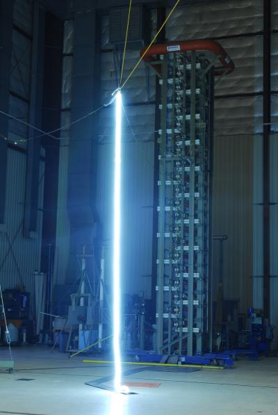 Q: Would it be possible to generate power from artificial lightning?